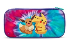 Boîtier de protection fin PowerA pour Switch - Modèle OLED, Nintendo Switch ou Nintendo Switch Lite - Pikachu et Eevee Tie and Dye