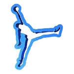 Cuticuter Jordan Emporte-pièce en Plastique Bleu 8 x 7 x 1,5 cm