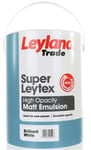 Leyland Trade Super Leytex Matt - Brilliant White - 5L