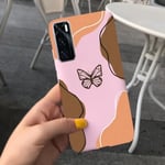 Rose 1718-Vive V2023--Coque de téléphone peinte d'art pour Vivo. coque arrière en silicone souple. pare-chocs