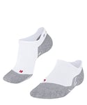 FALKE RU3 Comfort Invisible chaussettes de course homme lyocell véganes gris noir blanc basses renforts ultra-épais semelles bouclettes respirantes séchage rapide anti-ampoules 1 paire, 44-45, Blanc mélangé.