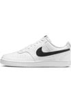 NIKE Men's Court Vision Low Next Nature Basketball Shoe, White/Black-White, 1...