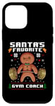 iPhone 12 mini Santas Favorite Gym Coach Gingerbread Man Workout Christmas Case