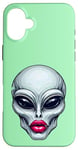 iPhone 16 Plus Alien with Full Beautiful Lips Case