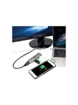 Tripp Lite USB C Docking Station Adapter 4K @ 30 Hz HDMI Thunderbolt 3 PD Charging Micro SD - Silver USB Type C USB-C USB Type-C - docking station - USB-C 3.1 / Thunderbolt 3 - HDMI - GigE