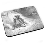 Tapis de Souris Le Lion Et Le Moucheron Fable LaFontaine Gustave Dore Gravure