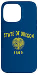 iPhone 14 Pro Max STATE OF OREGON FLAG THE BEAVER STATE Case