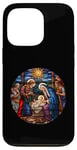 Coque pour iPhone 13 Pro True Story Crèche de Noël Jésus Chrétien Hommes Femmes Enfants