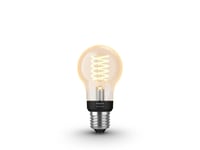 Philips Hue White Filament Regular A60 LED Smart Light Bulb 1 Pack [E27 Edison S