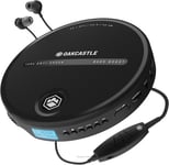 Personal CD Player | Portable Walkman with Included In-Line Control Earphones |