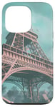 Coque pour iPhone 13 Pro Ruines de la Tour Eiffel futuriste – Post-apocalyptique