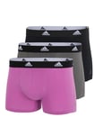 adidas Men's Active Flex Cotton (3PK) Boxer Shorts, MEHrFARBIg,