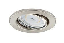 Briloner Lights, LED Encast les lumières fixées à 3-flammes, pivotant, y compris le gradateur de 3 niveaux, 7277-032 Nickel métal/Matt, y compris 3 x LED GU10 / 5 Watts