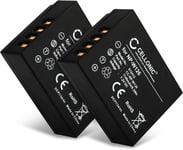 2X Batterie Remplacement NP-W126, NP-W126s 1140mAh pour FujiFilm Fuji FinePix HS30EXR HS33EXR HS50EXR, X-A1 X-A10 X-A2 X-A3, X-E1 X-E2 X-E2S X-M1 Appareil Photo caméra Action cam accu