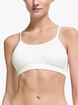 John Lewis ANYDAY Paige Non Wired Ribbed Crop Top Bra