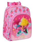 TROLLS 3 Sac à dos scolaire pour enfants animés, sac à dos pour enfant, sac à dos pour enfants, adaptable au chariot, idéal pour les enfants d'âge scolaire, confortable et polyvalent, qualité et