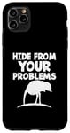 Coque pour iPhone 11 Pro Max Tête d'autruche dans le sable - Animal amusant pour cacher vos problèmes