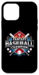 Coque pour iPhone 12 mini Champion de baseball Fantasy Proud Champ Sports Player Winner