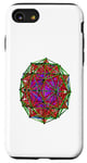 Coque pour iPhone SE (2020) / 7 / 8 Mandala Geometry Sacré Prana Art Yoga Mantra Om Good Vibe