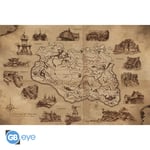 SKYRIM   Plakat  Illustrated Map