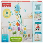 Fisher Price 3-in-1 Soothe & Play Seahorse Mobile Baby Cot Mobile Music & Sounds