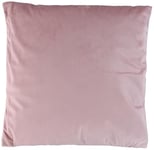 Arti Casa Coussin 45x45 cm - Coussin Salon de Jardin Exterieur et Decoration Chambre - Velours avec Taie d’Oreiller - Lavable en Machine - Rosé