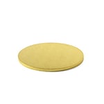 Decora COD. 0931704 Carton pour GÂTEAU Rond DORÉ CM 30X1,2 H