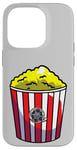 Coque pour iPhone 14 Pro Movie and Popcorn Lovers Cinéma Food Theme Party Pop Corn