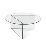 Friends & Founders - Pond Lounge Table Large - Clear Glass - Sohvapöydät - Ida Linea Hildebrand - Läpinäkyvä - Lasi