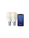 Nordlux Smart E14, 2-pak, G45, 2200-6500 Kelvin, 470 Lumen, Pære, Hvid