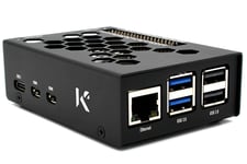 KKSB Raspberry Pi 5 Case Aluminium - Sort