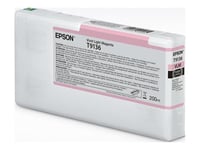 Epson T9136 - 200 ml - Magenta vif clair - original - cartouche d'encre - pour SureColor SC-P5000 STD Spectro, SC-P5000 Violet, SC-P5000 Violet Spectro