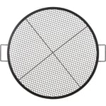 Sollbry - Grille de Cuisson 91 cm de Diamètre Grille de Barbecue Ronde en Acier Capacité de Charge de 20 kg Matériel Ustensile avec Marque en x pour