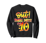 In My 10th Birthday Era Ten Bday 10 Year Old Birthday Girl Sweatshirt