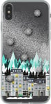 coque protection antichoc let it snow pour apple iphone X / XS hard case