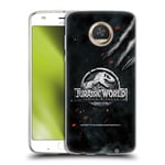 OFFICIAL JURASSIC WORLD FALLEN KINGDOM LOGO SOFT GEL CASE FOR MOTOROLA PHONES