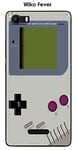 Onozo Coque Wiko Fever Design Game Boy Glacier Gray
