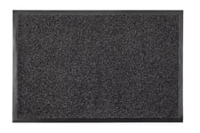 Argos Home Washable Dark Grey Short Pile Doormat - 90x60cm Width 60Cm X Length 90Cm