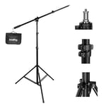 SMALLRIG Support de Lumière en Aluminium 110"/280cm, Trépied Réglable à Coussin d'air pour Photographie avec 1/4" pour Softbox, Lumière de Studio et Réflecteur, Charge Maximale 5kg, RA-S280A - 3737