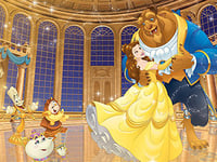 Disney Beauty and The Beast (Ballroom) 60 x 80 cm Toile Imprimée