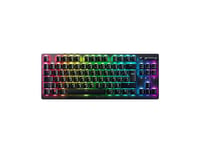 Razer DeathStalker V2 Pro Tenkeyless - Clavier optique de jeu sans fil à profil (commutateurs linéaires rouges, sans fil HyperSpeed, rouleau multifonction et bouton multimédia) FR | Noir