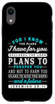 iPhone XR Jeremiah 29 11 Hope Future Bible Verse Faith Quote Scripture Case