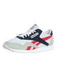 ReebokClassic Nylon Trainers - White/Navy/Red