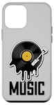 Coque pour iPhone 12 mini Musique Disque Vinyle Tenue Rétro Pour Musiciens Et Concerts