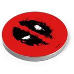 ERT GROUP Marvel Deadpool Wireless Charger, Wireless Charging Station for Phone or Tablet, Adults or Kids, Wireless Charging Pad Designed for iPhone Charger, Samsung Charger and more, Deadpool/Red