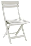 GROSFILLEX Chaise Pliante Miami, Blanc, 50 x 42 x 80 cm