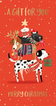 A Gift For You Festive Dogs Christmas Money Wallet Gift Card Xmas Cards