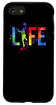 Coque pour iPhone SE (2020) / 7 / 8 Basketball Mens Ball is Life Idée de cadeau de basket-ball