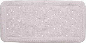 Baveno Grund Tapis de Baignoire Blanc 36 x 92 cm