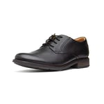 Clarks Men's Becken Lace Brogues, Black Black Leather Black Leather, 9.5 UK